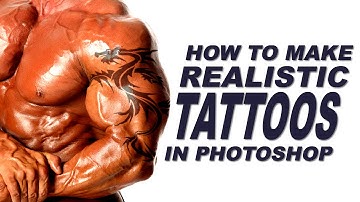 PHOTOSHOP: Create realistic tattoos - TIGERFISH TUTORIALS - Cord Elsner