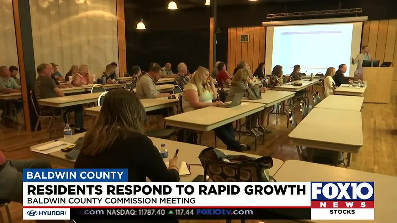 Residents in Baldwin County respond to growth in the county - YouTube