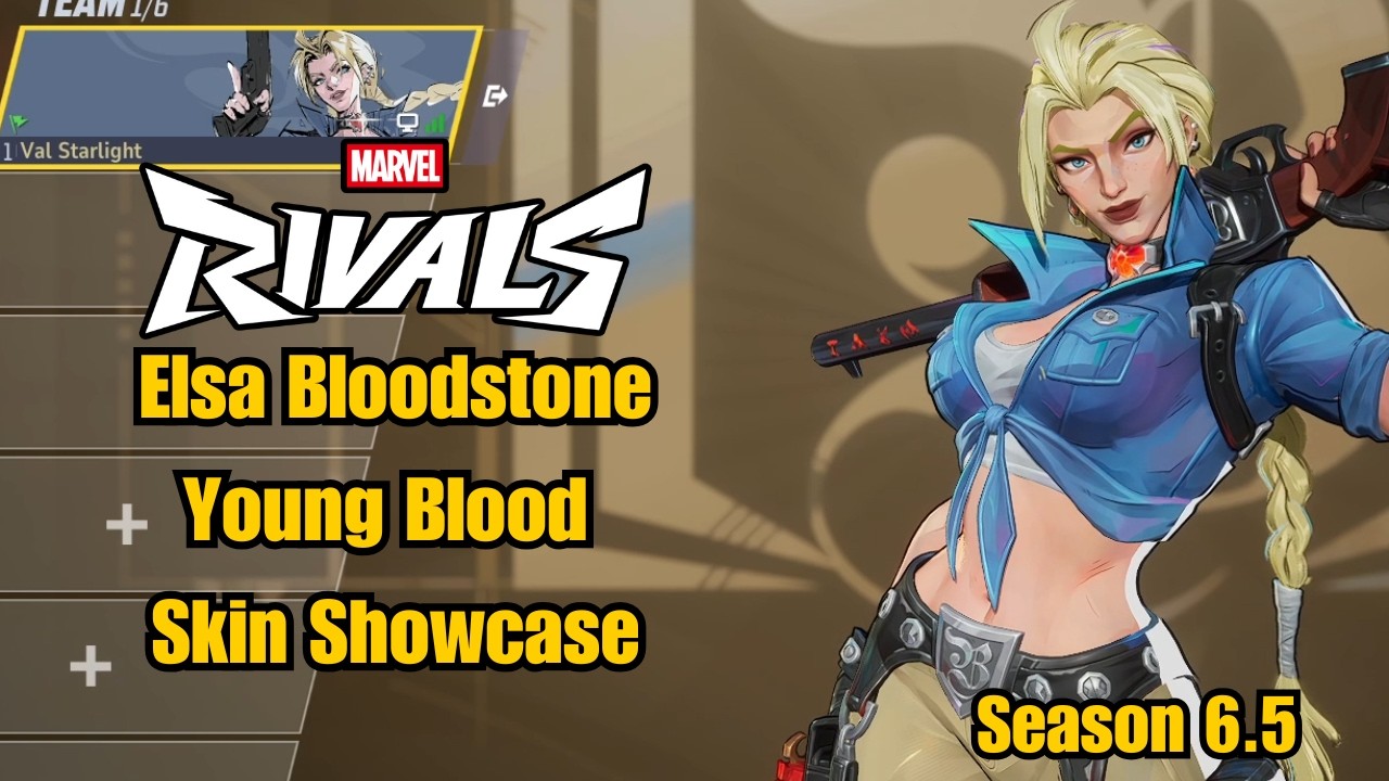 Elsa Bloodstone | Young Blood Skin Showcase | Marvel Rivals Gameplay Season 6.5 Early Access