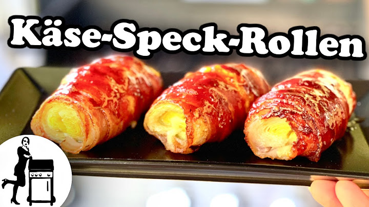 Käse Bacon Lauch Rollen | böser FINGERFOOD Alarm | Die Frau am Grill
