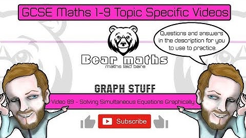 89 - Solving Simultaneous Equations Graphically - Grade 5