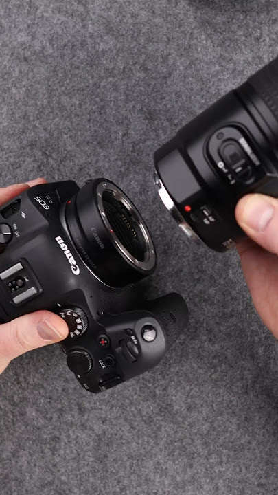 Try this lens mount adapter to make your  canon EF lenses work on  new Canon RF mount camera