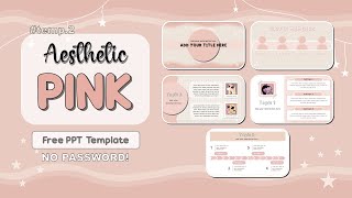 AESTHETIC PINK PowerPoint | FREE TEMPLATE | Tomatonado screenshot 3