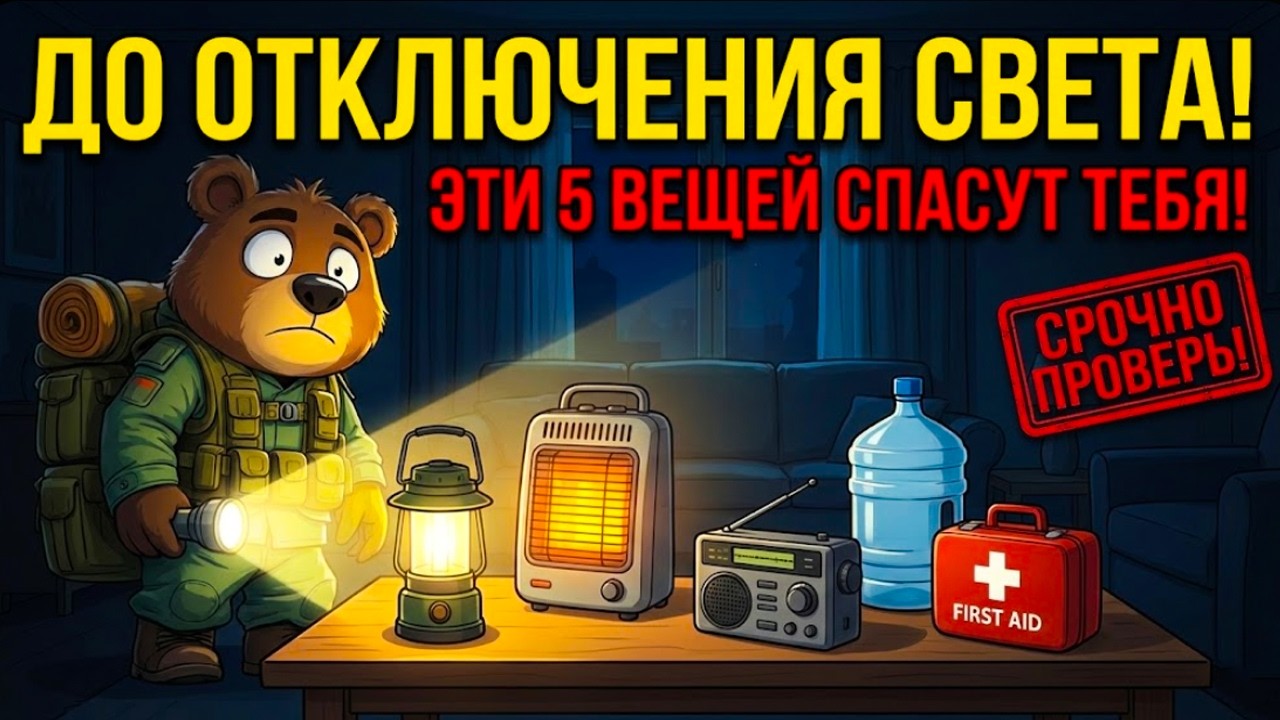 Свет вырубят! Ты готов? 5 Вещей, Которые Изменят Все.