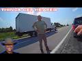 Man Challenges Officer in The Roadway, Gets Karma