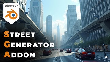 Create Streets and Traffic Systems Easily in Blender