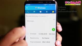 How to send Whatsapp, Facebook scheduled messages? screenshot 2