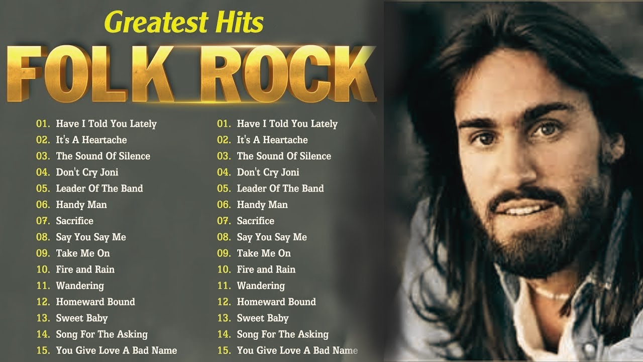 Classic Folk Songs / Folk Rock and Country Music - Folk Rock & Country Collection 70's 80's 90's