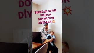 Bebeğim uzun süre emdiği halde doymuyor diyenler deneyiniz #bebek #baby #sağlık