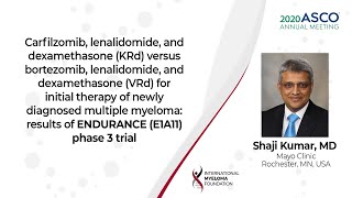 Results of ENDURANCE (E1A11) phase III trial: KRd versus VRd for initial therapy of NDMM