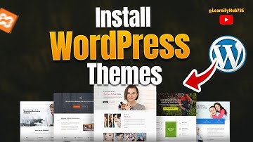 Wordpress Theme Installation | Wordpress Install | Wordpress website creation in Hindi Urdu