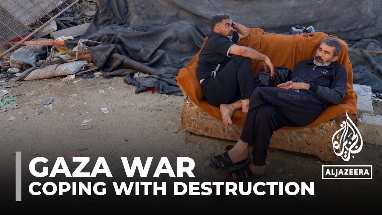 Coping with destruction: Palestinians forced to live without basic necessities