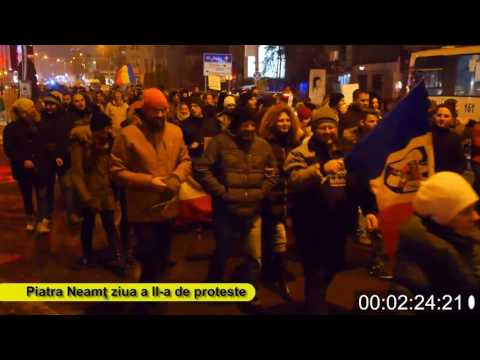 VIDEO Piatra Neamţ: Ziua a II-a de protest, ZCH NEWS - sursa ta de informații