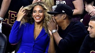 Beyonce \& Jay Z Have Adorable Date Night at NBA Finals Game