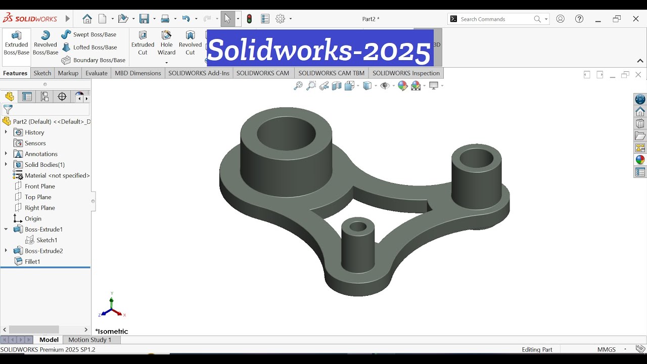 How to Make Mechanical Parts Design in SolidWorks –2025 Full Guide step ...