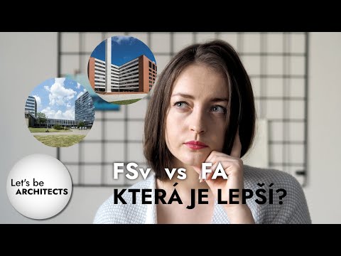 Architektura na ČVUT FSv vs ČVUT FA