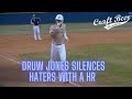 Druw Jones Silences "Over Rated" Chants  With a Home Run