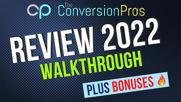 The Conversion Pros 2022 Review and Walkthrough PLUS Bonuses