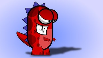 Cute monster character in InkScape
