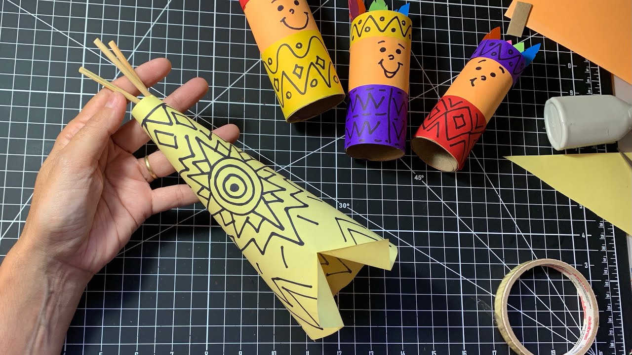 Cabana (Oca) Indígena de papel - YouTube