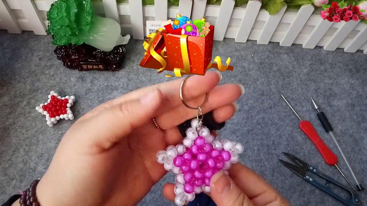 水晶串珠 趣味小物 五角星(款式2)