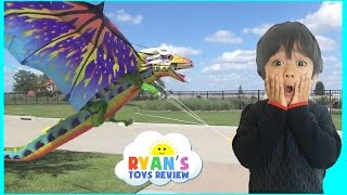 Flying Huge Dragon Kite And Superman Glider Toys For Kids Family Fun Activity Ryan ToysReview