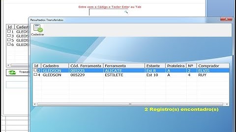 Transferir Excluir Cadastrar dados entre Listview de formularios diferentes