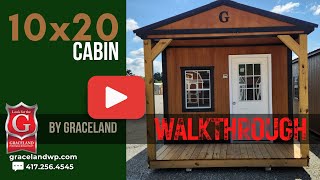 SOLD! 🔎10x20 Cabin by Graceland ("cedar") ⚠️AVAILABLE! ⏰HURRY! 💬Message NOW! WALKTHRU