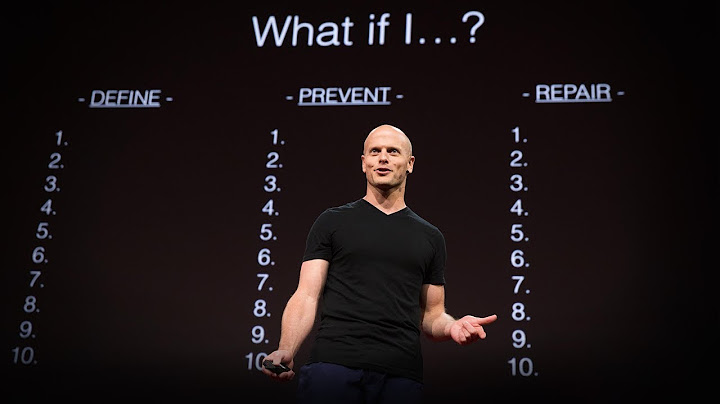 Why you should define your fears instead of your goals | Tim Ferriss | TED