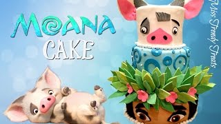 MOANA CAKE COLLAB. w/ DELICIOUS SPARKLY CAKES! - MISS TRENDY TREATS