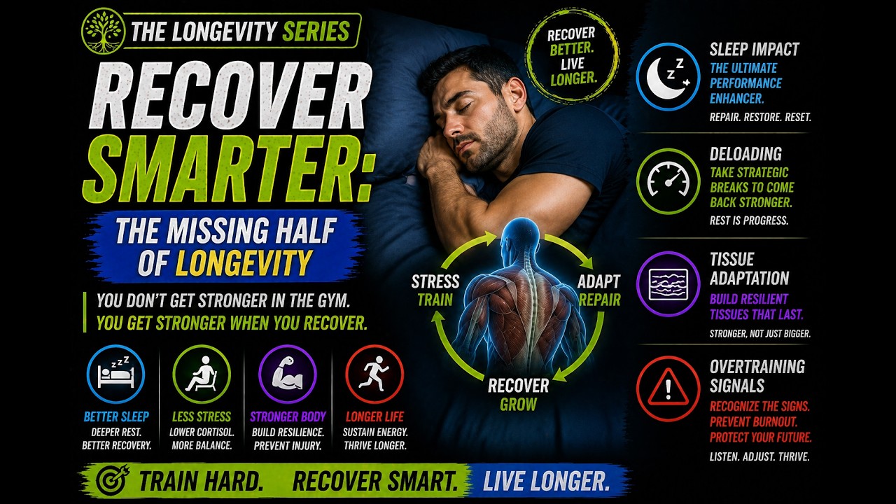 Recover Smarter: The Missing Half of Longevity | Sleep, Recovery & Tissue Health Explained
