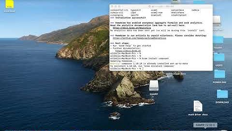 how to install laravel 7 in mac