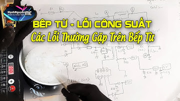 Bếp từ lỗi không nên gì, các bệnh thường gặp trên bếp từ