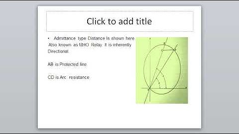 Under reach of distance relay