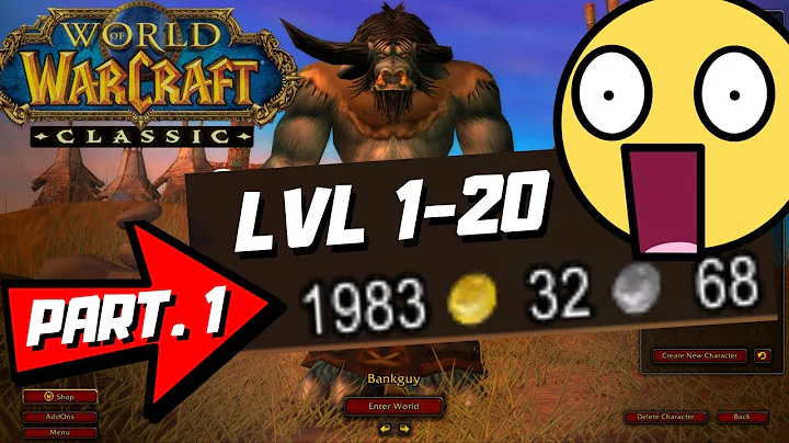 💰Classic WoW - Lvling & Grinding Guide 1-60 - (Part.1 - lvl 1-20) 💰 Afford Mount And Gear!