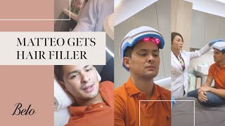 Matteo Guidicelli Gets Hair Fillers | HairTech MD Hair Restoration | Belo Medical Group