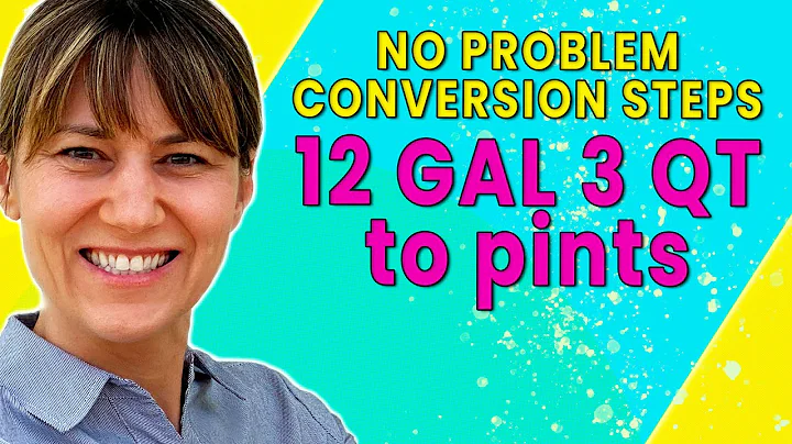 How to Change to Pints | From Gal, Quart with Conversion Steps & Dimensional Analysis