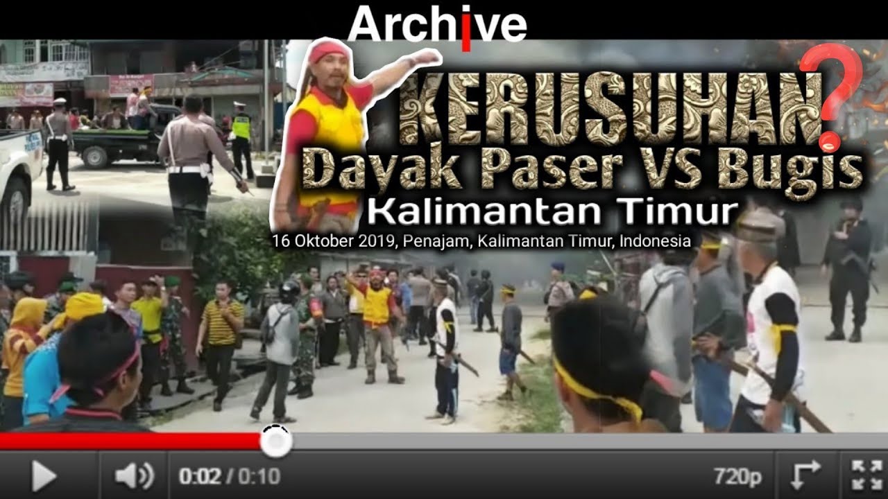 Dayak Paser vs Bugis ❓❓ Kerusuhan ❌ Kemarin Di PENAJAM Full HD Video‼️