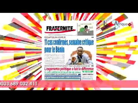 La Revue des Titres First Afrique Tv du Mercredi 01 Avril 2020