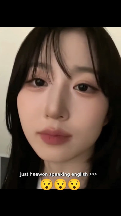 Haewon say something in English #nmixx #haewon #kpop #memes #shorts #trending