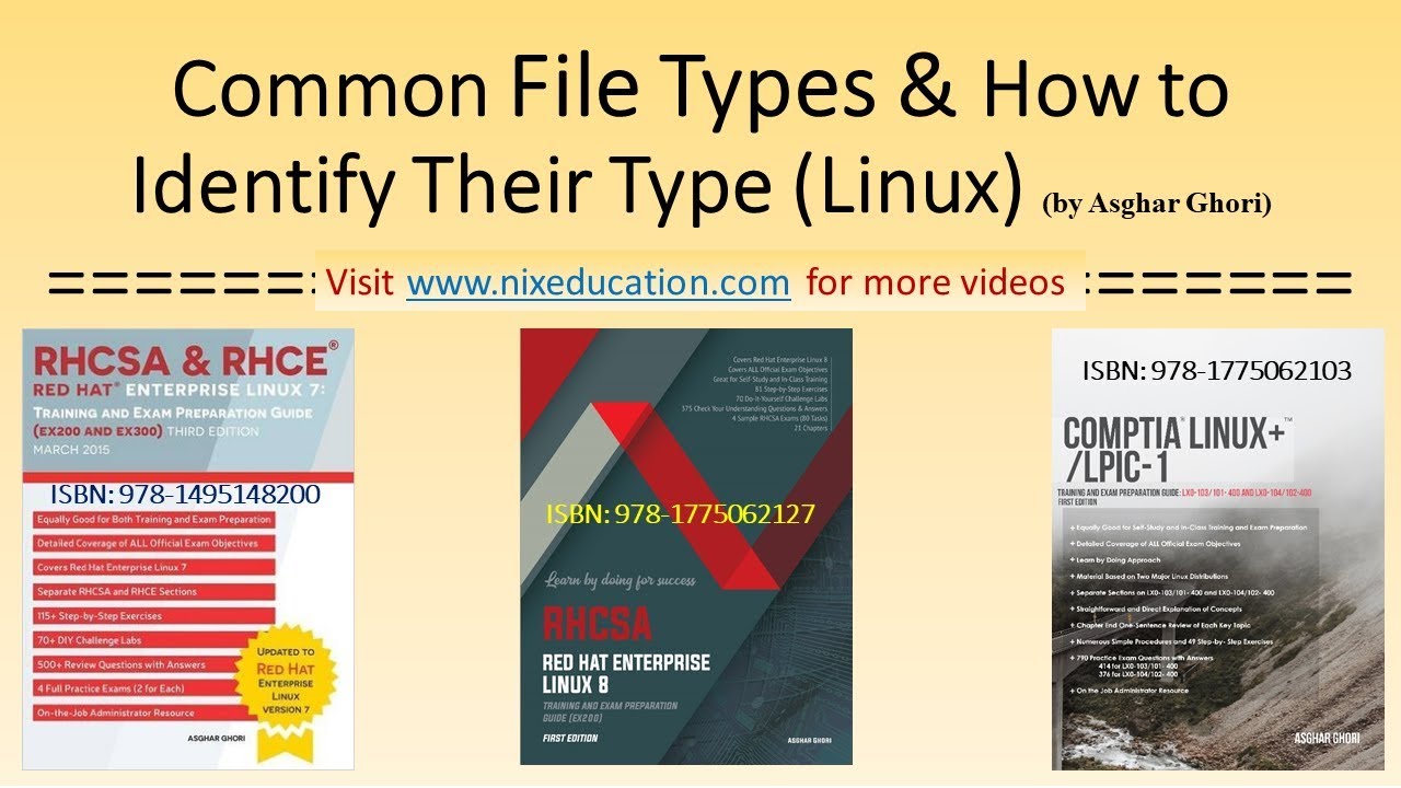 Common Linux File Types and How to Identify Their Type YouTube