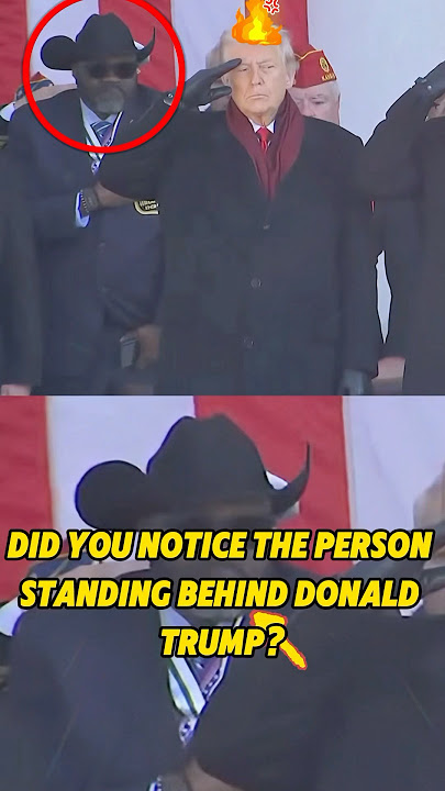 For you notice the person standing behind Donald Trump#shorts #celebrity #trump #youtubeshorts