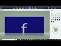 How to draw FACEBOOK logo in MS paint #3d #draw #facebook #logodesign #tutorial #fullvideo