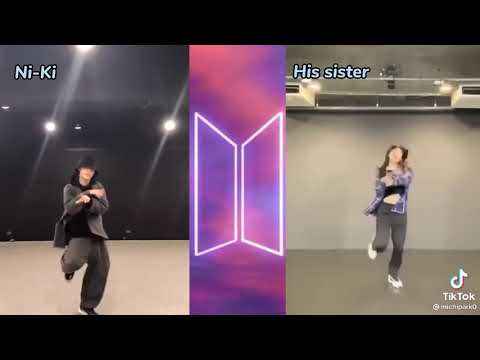 Ni-ki and his sister(Dancing Dynamite)