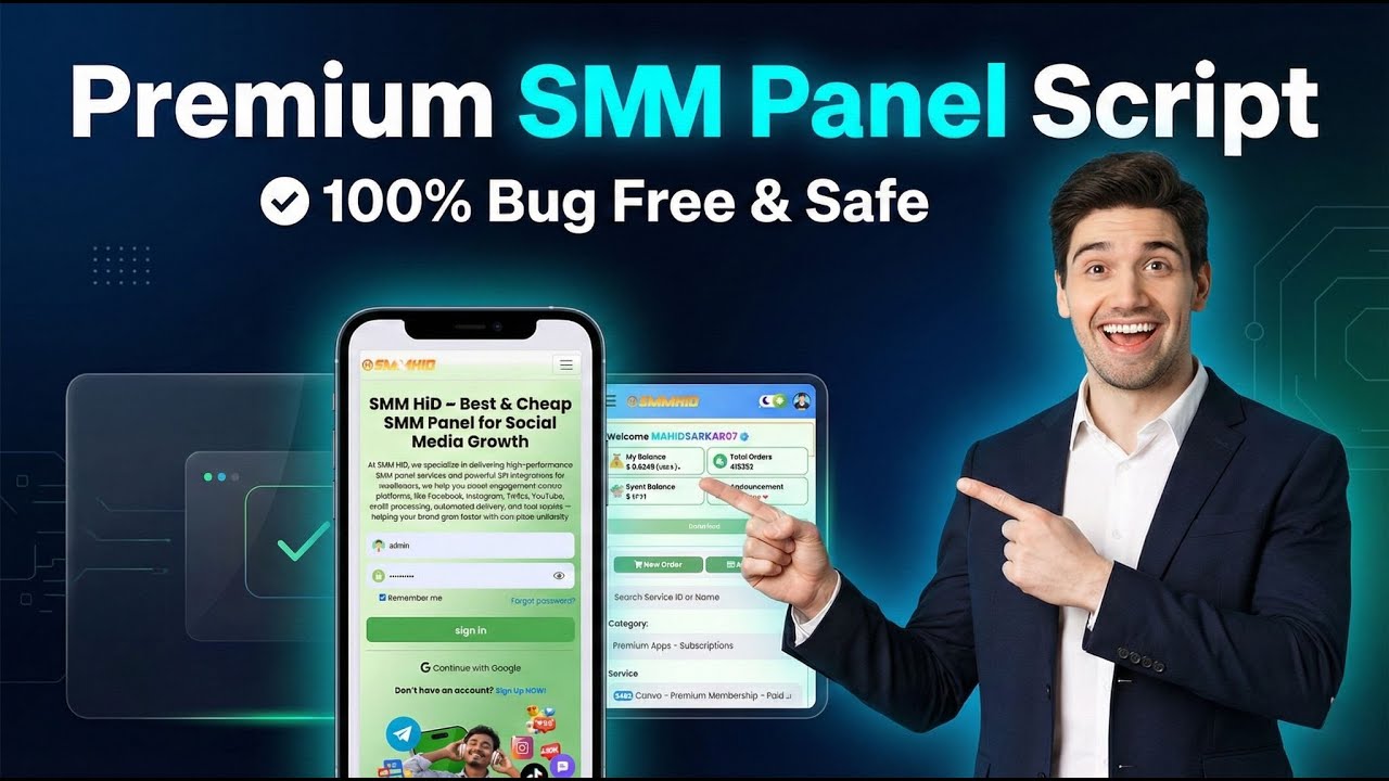 SMM Panel Script | How to Start a SMM Panel Business in 2026 | 100% Bug ...