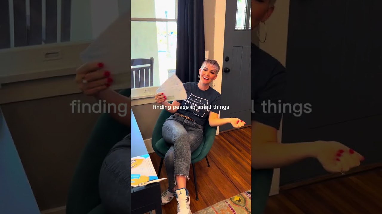 Find peace in the little things...