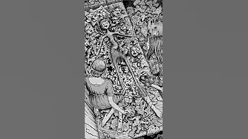 Junji Ito Collection Creepy Manga Panel Trigger Warning Shorts 