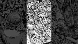 Junji Ito Collection Creepy Manga Panel ⚠️Trigger Warning⚠️#shorts