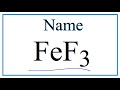 Naming and Charges of Iron Compounds