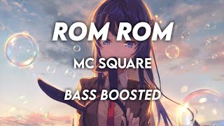 MC Square - ROM ROM [ BASS BOOSTED + VISUALIZER ] (Hustle 2.0) 💥💥